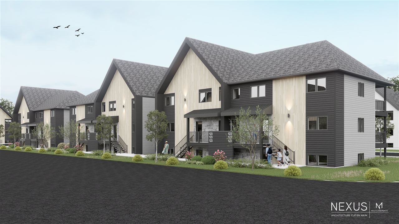 Rendu architectural du projet de la rue de la Scierie